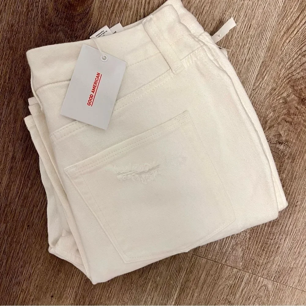 Good American Good Curve Jeans White D4